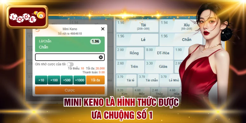 Mini Keno là hình thức được ưa chuộng tại keno Saba