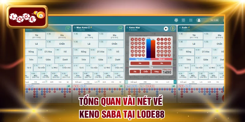 Tổng quan vài nét về keno Saba tại LODE88